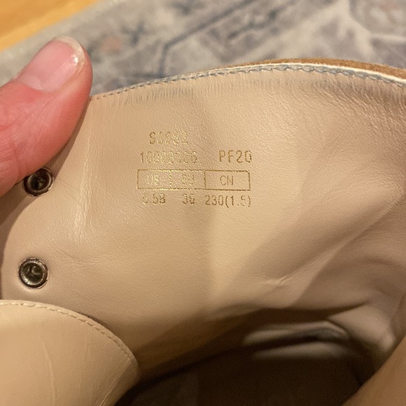 Stuart Weitzman Chelsea Brown Suede Pearl Combat Hiking Boots - Picture 10 of 12